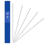 5 Pezzi 2 mm Ferri Doppia Punta Maglia in Acciaio Inox Ferri Leggeri Principianti per Lavorare a Maglia Calzini,Cappelli Invernali,Polsini,Sciarpe,Guanti,Cardigan e Altri Prodotti Artigianali