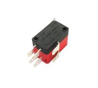 5 pezzi 20 Microinterruttore doppio Contatto in argento Interruttore di finecorsa Lunghezza maniglia 25 mm Perno 4,8 16 A 250 V V-152-2C25(5PCS)