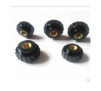 5 pezzi 22 M4 M5 M6 M8 in plastica rotonda zigrinata in bachelite con dadi a serraggio manuale(M8 5PCS)