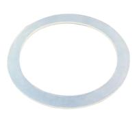 5 pezzi 28 30 35 37 40 45 48 50 55 60 120 140 200 250 300 350 400 450 500 mm Guarnizione piatta in gomma siliconica VMQ bianca(370x350x2.5mm)