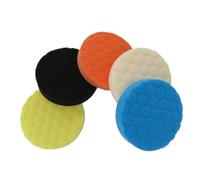 5 Pezzi 3/4/5/6/7 Pollici Composto Tamponi For Lucidatura Taglio Spugna Kit Tamponi For Auto Buffer Lucidatore Composto E Ceretta(4 Inch 100mm)
