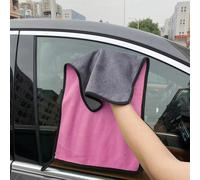 5 pezzi/3 pezzi/1 pezzo Asciugamani super morbidi in microfibra per lavaggio auto, panni per asciugatura e pulizia auto con bordo, accessori per la cura dell'auto 1pz30X30,1 pz 30x60,5 pezzi 30x30,3 p