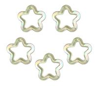 5 pezzi 31 mm piccolo ciondolo a forma di stella con foro cristallo stella perline sfuse per la creazione di gioielli Crfat Muitcolor perline