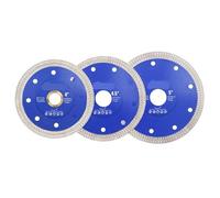 5 pezzi 4"/105MM 4.5"/115MM 5"/125MM X Mesh Lama diamantata Turbo Disco da taglio for marmo, ceramica, piastrelle in porcellana(4inch 105mm)