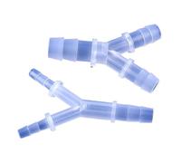 5 pezzi 4~12 mm PP Y-Type Tee di riduzione raccordi for acquario serbatoio pompa aria aeratore raccordi irrigazione irrigazione pagoda giunti for tubi flessibili(6-8-6mm,5 Pieces)