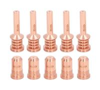 5 pezzi 420132 elettrodi 5 pezzi 420134 ugelli set di elettrodi per ugelli taglio in ottone compatibili con la taglierina al plasma PMX 30AIR parti di ricambio durevoli