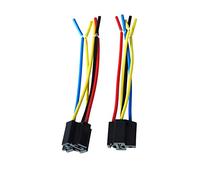 5 pezzi 5 pin cavo presa relè connettore cablaggio DC 12V for auto KHzIgRdY