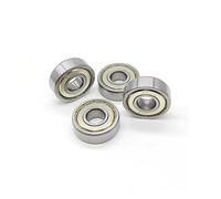5 pezzi 6201ZZ 12x32x10 mm cuscinetti ABEC-7 cuscinetti con tenuta metallica 6201 6201Z 6201ZZ cuscinetto in acciaio cromato