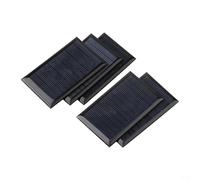 5 pezzi 6V 70mA Mini pannello solare modulo fai da te per caricabatterie leggero con alto tasso di conversione uscita efficiente Design compatto portatile per progetti solari Home L