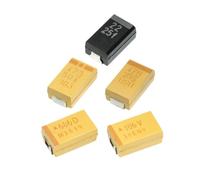 5 pezzi 7343 Tipo D SMD Condensatore al tantalio 2,2uF 3,3uF 4,7uF 10uF 22uF 33uF 47uF 100uF 220uF 330uF 470uF 10V 16V 25V 35V 50V Nuovo(47uF 25V D 7343)