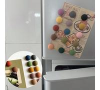 5 pezzi/8 pezzi/10 pezzi/12 pezzi/15 pezzi/20 pezzi Set di calamite tonde per frigorifero - Materiale in plastica, superficie opaca, adatte per lavagne, bacheche magnetiche e esposizione di foto - Cal