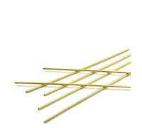 5 pezzi-8 pezzi Tubo in ottone OD 2,5 3 3,5 mm Lunghezza 300 500 mm OD 2,5 mm 3 mm 3,5 mm Tubo in ottone sottile e dritto cavo(8 pieces,500mm,OD 3 x ID 2.2mm)
