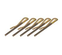 5 Pezzi 85mm Barra di Inserto per Clip a Molla per Portafoglio, Barra di Inserto per Fermasoldi in Metallo a Molla di Ricambio Morsetto a Molla Porta Contanti per Porta Carte di (Bronzo)