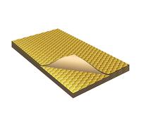 5 pezzi 90mil 2,3mm 20sqft Tappetino fonoassorbente per auto color oro esagonale
