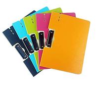 [5 pezzi] A4 Portablocco con Coperchio e Clip, Cartella Morsetto Portatile Custodia appunti Portfolio Organizzatore Blocco Note per Ufficio Scuola Conferenza, 5x Cartella Porta Documenti, TKD8051