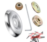 5 Pezzi Accessori Decespugliatore, Ricambi e Accessori Decespugliatore a Scoppio, Lama Dado Fissaggio Kit, Kit Adattatore Tosaerba,per Tosaerba,Macchina per L'Irrigazione