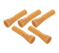 5 Pezzi Accessori per Spiumatrice Bastone in Gomma Kaki Resistente | Ricambio Leggero, Facile da Pulire, Buon Effetto di Rimozione Peli, per Pollame, Anatre, Quaglie, Oche