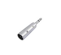 5 pezzi - Adattatore Audio OMNITRONIC XLR Maschio a Jack Stereo 6,3 mm - Metallo
