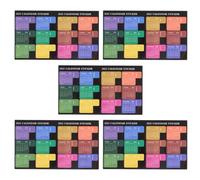 5 pezzi Adesivi Indice Mensile per Quaderno, Dodici Mesi, fluorescenti | Autoadesivi senza Residui, Riferimento Calendario, per Raccoglitori e Superfici Lisce, Uso Personale Colore Casuale