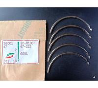 5 pezzi aghi con gancio curvo punto rapido 6001/n. 47 (medio) macchina da...