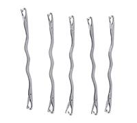 5 Pezzi Aghi Per Riparazione in Acciaio Inossidabile a Doppia Testa, Strumenti Per Cucire E Lavorare a Maglia Per La Casa, Accessori Per Strumenti Per Maglieria Kit Ganci Per Riparazione E Progetti Fa