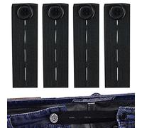 5 Pezzi Allarga Pantaloni in Vita, Regolabili Bottone, Estensioni per Jeans Gonna Cappotti Giacche, per Gravidanza, Uomo e Donna