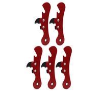 5 Pezzi Apriscatole Manuale in Plastica, Apri-coperchio Leggero | Compatibile Lattine a Strappo e Scatole di Latta, Manico Antiscivolo, per Barbecue, Picnic