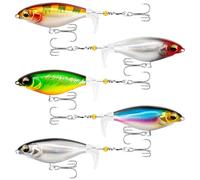 5 Pezzi Artificiali Spinning Mare, Esche Artificiali Spinning Mare, Swimbaits pesce persico, Luccio, Luccioperca, Elementi Essenziali della pesca in Mare (9.2cm/12g)