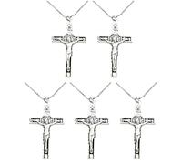 5 pezzi Artistico Cristo Croce Ciondolo Creazione di Gioielli Artigianato Ricerca Moda Cristo Croce Partito Gruppo Religioso