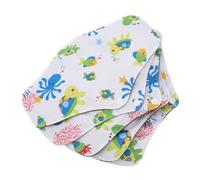 5 pezzi assorbenti lavabili e riutilizzabili, salva-slip impermeabili, liners assorbenti M 18x25cm