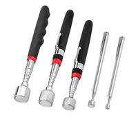 5 Pezzi Asta Telescopica Magnetica, Strumento di Raccolta Magnetico Estensibile, Penna Telescopica Calamitata, 1.5LB 3LB 10LB 15LB 20LB per chiavi, Monete, Viti, Oggetti Metallici