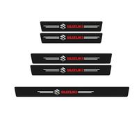 5 Pezzi Auto Protezioni Battitacco Auto per Suzuki Vitara Full Hybrid 2022 2023 2024, Battitacco Fibra Carbonio Adesivo Batticalcagno Porta Auto