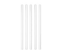 5 Pezzi Bacchette Agitazione in Vetro Pieno 6mm Chimica-20cm
