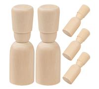 5 pezzi bambole con pioli di legno forme di persone con pioli di legno bambole