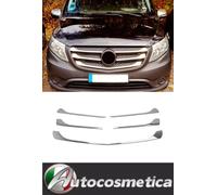 5 pezzi barre griglia radiatore cromo acciaio inox per Mercedes Vito W447 14-19