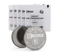 5 pezzi Batteria EEMB CR2025 Batteria al litio 3V 2025 Batterie a bottone Batteria a bottone Li-MnO₂ da 3 Volt Batteria monouso certificata UL