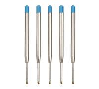 5 pezzi blu Ricariche per penna a sfera di qualit refill & penna a sfera agrave; refill roller di lunga durata, compatibili anche con penne Parker, cartucce di ricambio G2