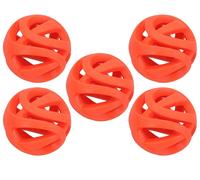 5 pezzi Breathe Right Fetch Ball Dog Chuck Fetch Play Time Medium 6,5 cm