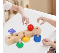 5 pezzi Building Building Bullts Toys INSERT Blocks Vite con base educativa per
