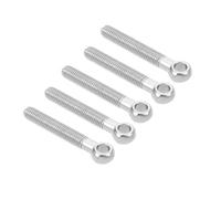 5 pezzi Bullone a occhiello for spalla in acciaio inossidabile 304 M10x65mm-M10x100mm Golfari di sollevamento for altalena for macchinari for elementi di fissaggio(M10x80mm)
