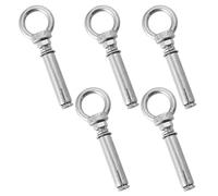 5 Pezzi Bullone con Anello M6x60mm in Acciaio Inossidabile | Argento, Installazione di Scaldacqua Industriali e Domestici, Resistenza alla Corrosione, Facile Montaggio