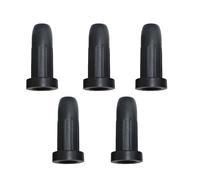 5 pezzi Caster Boccola Manicotto Rotondo Inserti Cappucci di Montaggio Antiscivolo Mandrino di Ricambio per Sedia Ufficio Ruote Stopper Girevole Caster, Nero