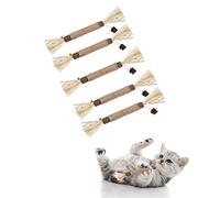 5 Pezzi Catnip Stick，Bastoncini da masticare per gatti per Gatti Adulti e Piccoli - Bastoncino per la Pulizia Dentale e Orale del Gatto, Gusto Menta.