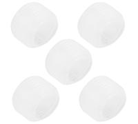 5 Pezzi Cerchio in Silicone per Racchetta Tennis e Supporto | Fissa Overgrip, Leggero e Facile da Portare, Protegge L'impugnatura, Accessorio Riutilizzabile
