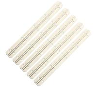 5 pezzi cerniera continua in ferro resistente da 180 gradi nichelata alla ruggine for porta dell'armadio cassetto portagioie