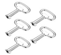 5 Pezzi Chiave Scanalate Contatore per Contatori, Chiavi Scanalata Universale, Chiave per Valvola Radiatore Contatore Gas Acqua Cassetta Elettrica Armadi Elettrici Radiatori - Scanalate