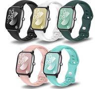 5 Pezzi Cinturino 20Mm Compatibile Con Amazfit GTS 4/GTS 4 Mini, GTS 3, GTS 2/GT