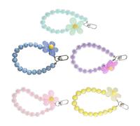 5 pezzi Ciondolo per telefono: ciondolo per cellulare con perline a forma di