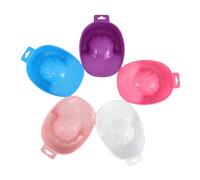 5 Pezzi Ciotola Per Ammollo Mani Per Manicure Forniture Per Saloni Di Bellezza Immergere Le Mani Doppia Ciotola Per L'immersione Delle Unghie Salone Per Le Unghie Plastica