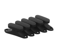 5 Pezzi Clip di Sicurezza Nero in Plastica Viti | Fissaggio Rapido, Riduzione degli Urti, per Lezioni e Preparazione Sul Palco, Accessorio per Custodia